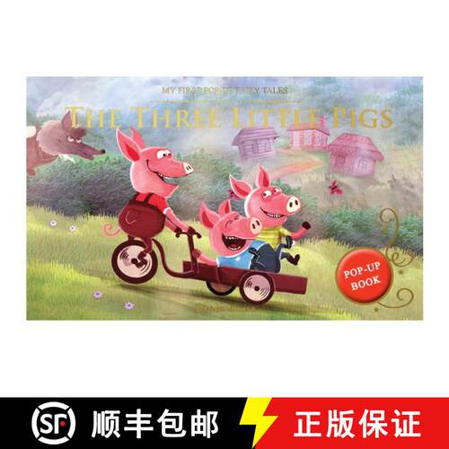 【3-4周达】My First Pop-Up Fairy Tales - Three Little Pigs: Pop Up Books for Children [9789354400124]
