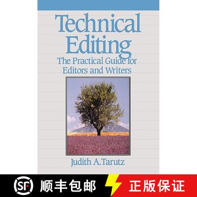 【3-4周达】Technical Editing: The Practical Guide for Editors and Writers [9780201563566]