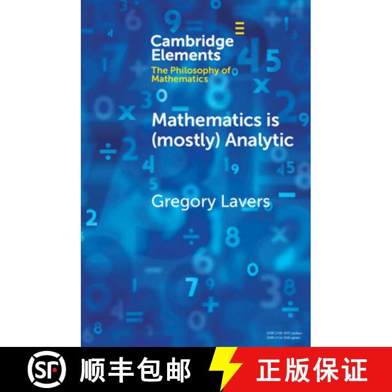 【3-4周达】Mathematics is (mostly) Analytic [9781009111119]