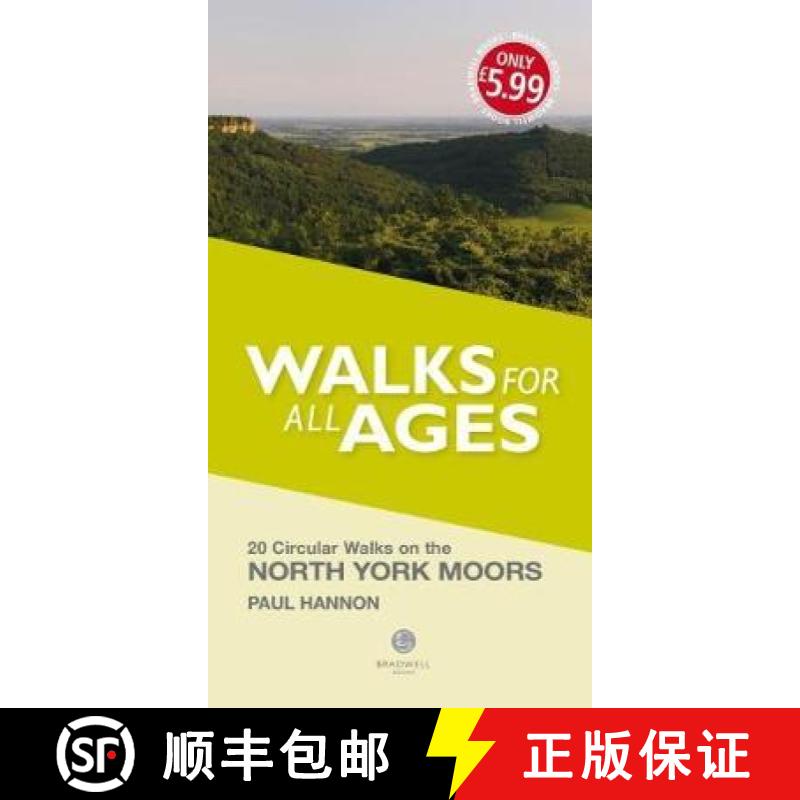 【2-3周达】Walks for All Ages North York Moors [9781910551844]