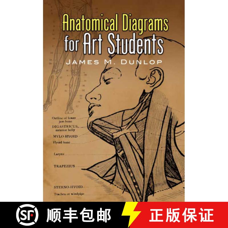 预订 Anatomical Diagrams for Art Students [9780486457758]