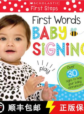 First Words Baby Signing: Scholastic Early Learners (My First) [9781338202380]