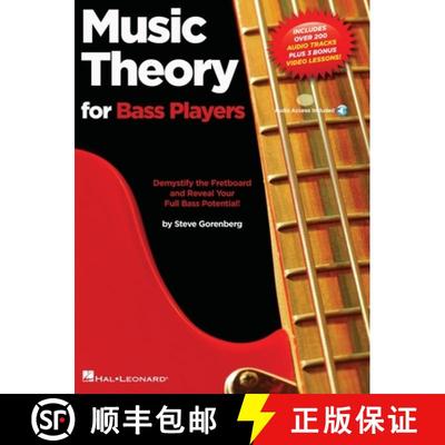 【3-4周达】Music Theory for Bass Players Demystify the Fretboard and Reveal Your Full Bass Potential!... [9781495075711]