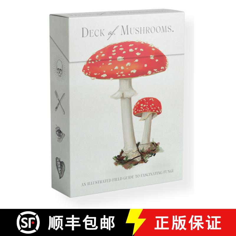 预订 The Deck of Mushrooms : An illustrated field guide to fascinating fungi [9781922754332]