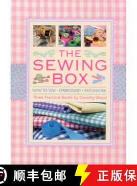 【3-4周达】Sewing Box: How to Sew - Embroidery - Patchwork Three Practical Books [9780754828907]