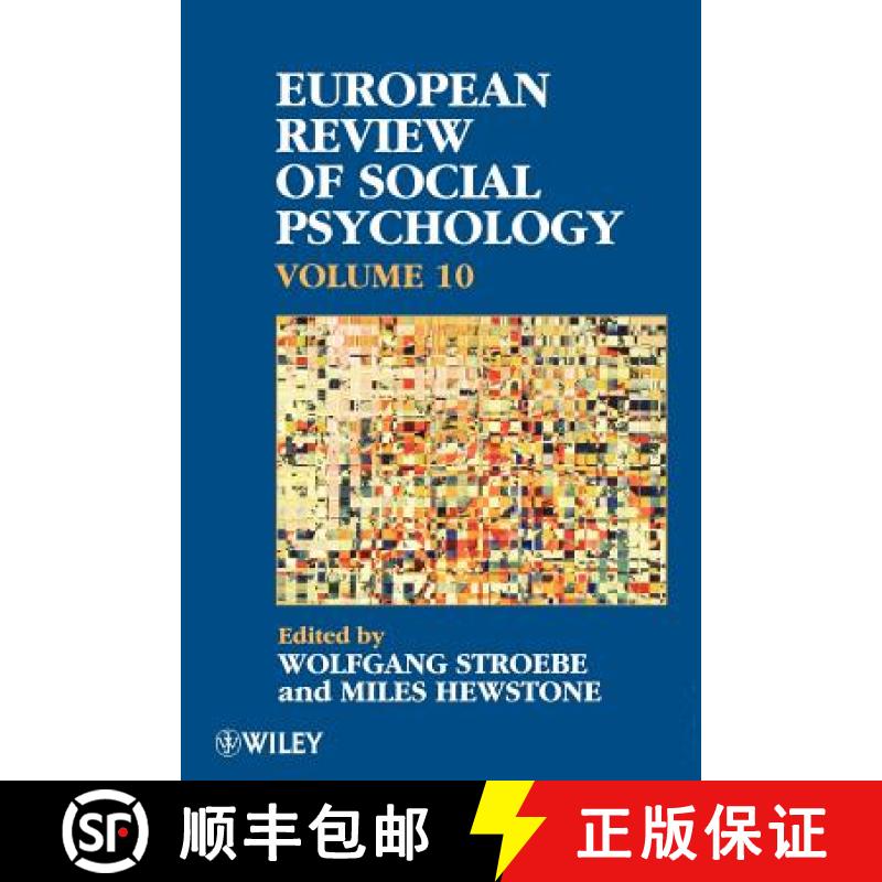 【3-4周达】European Review Of Social Psychology V10 [Wiley心理学] [9780471899686]