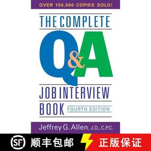 Interview Q&A Book Wiley经管 The Edition 4周达 9780471651253 Complete 4Th Job