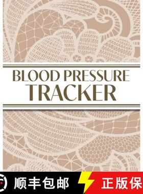 【3-4周达】XL Large Print 1-Year Blood Pressure Tracker (Beige Lace): 8x10 52+ Extra Weeks Large Dail... [9781834120584]