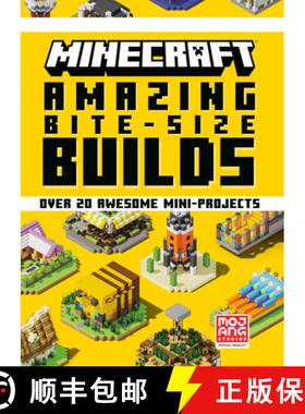 【3-4周达】Minecraft: Amazing Bite-Size Builds (Over 20 Awesome Mini-Projects) [9780593497609]