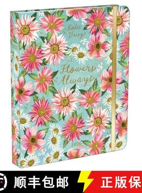 【3-4周达】Katie Daisy 2026 Deluxe Weekly Planner: Flowers Always [9781524896386]