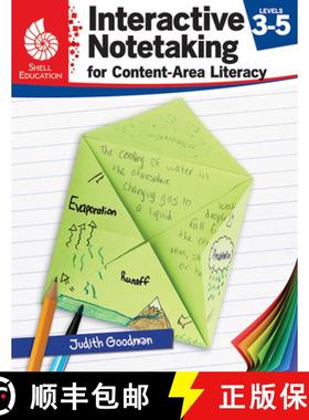 【3-4周达】TCM Interactive Notetaking for Content-Area Literacy, Levels 3-5 [9781425817336]