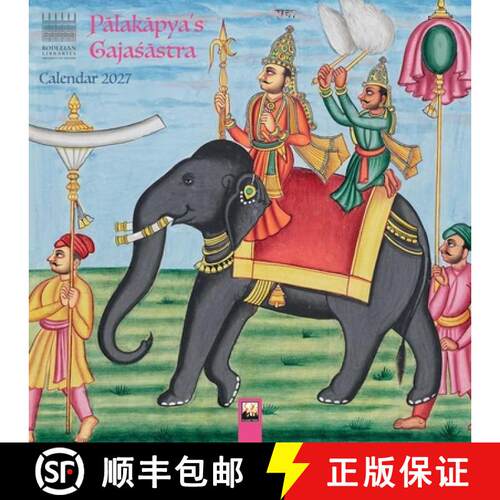 【3-4周达】Bodleian Libraries: Pa¯laka¯pya's Gajas´a¯stra (the Science of Elephants) Wall Calenda... [9781806941070]