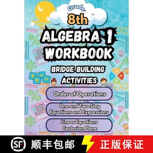 【3-4周达】Summer Math Algebra 1 Workbook Grade 8 Bridge Building Activities: 8th Grade Summer Algebr... [9798330247950]