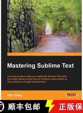 预订 Mastering Sublime Text [9781849698429]