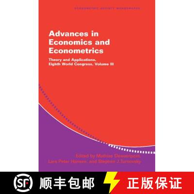 【3-4周达】精装 Advances in Economics and Econometrics: Theory and Applications, Eighth World Congres... [9780521818742]