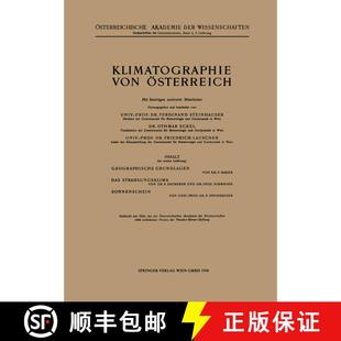 【3-4周达】Klimatographie Von OEsterreich [9783211862278]
