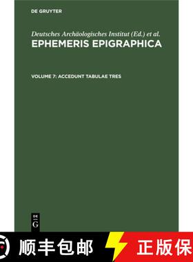 【3-4周达】精装 Accedunt tabulae tres [9783112352595]