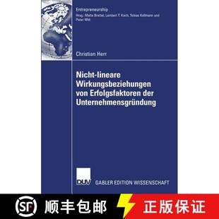 Von 9783835006690 4周达 Unternehmensgründung Der Erfolgsfaktoren Wirkungsbeziehungen Lineare Nicht