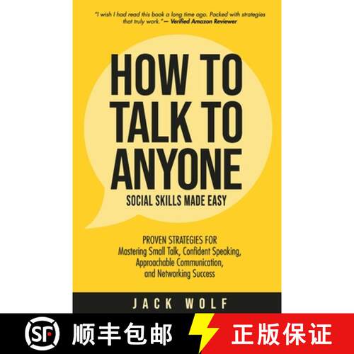 【3-4周达】How to Talk to Anyone - Social Skills Made Easy: Proven Strategies for Mastering Small Tal... [9798349413780]