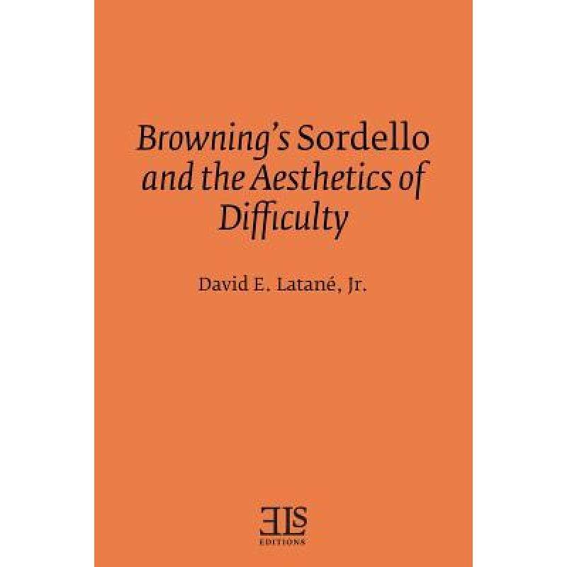 预订 brownings sordello and the aestheti... [9780920604335]