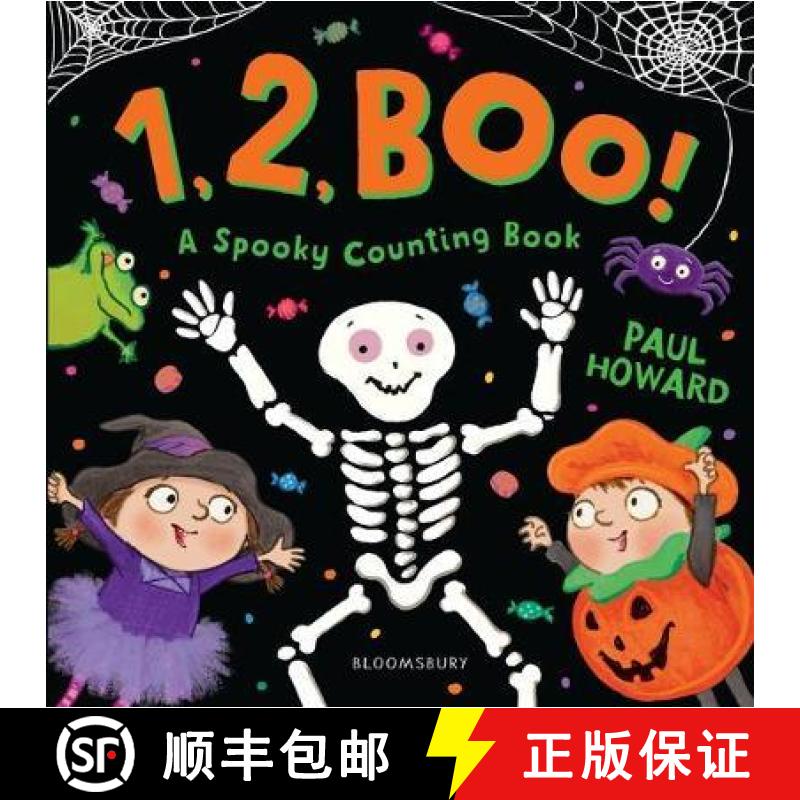 【2-3周达】1, 2, BOO! : A Spooky Counting Book [9781526612052]