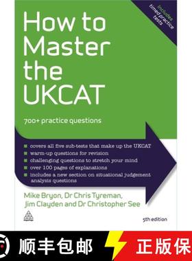 【3-4周达】How to Master the Ukcat: 700+ Practice Questions [9780749473747]