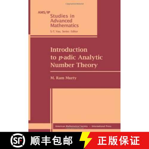 【3-4周达】Introduction to P–adic Analytic Number Theory [9780821847749]