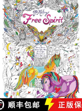 【3-4周达】Free Spirit: A Coloring Book for Calming Your Mind, Freeing Your Imagination, and Igniting... [9781501134371]