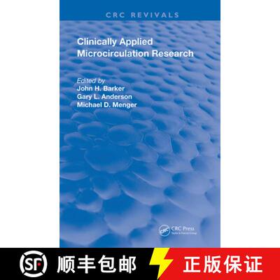 【3-4周达】Clinically Applied Microcirculation Research [9780367203450]