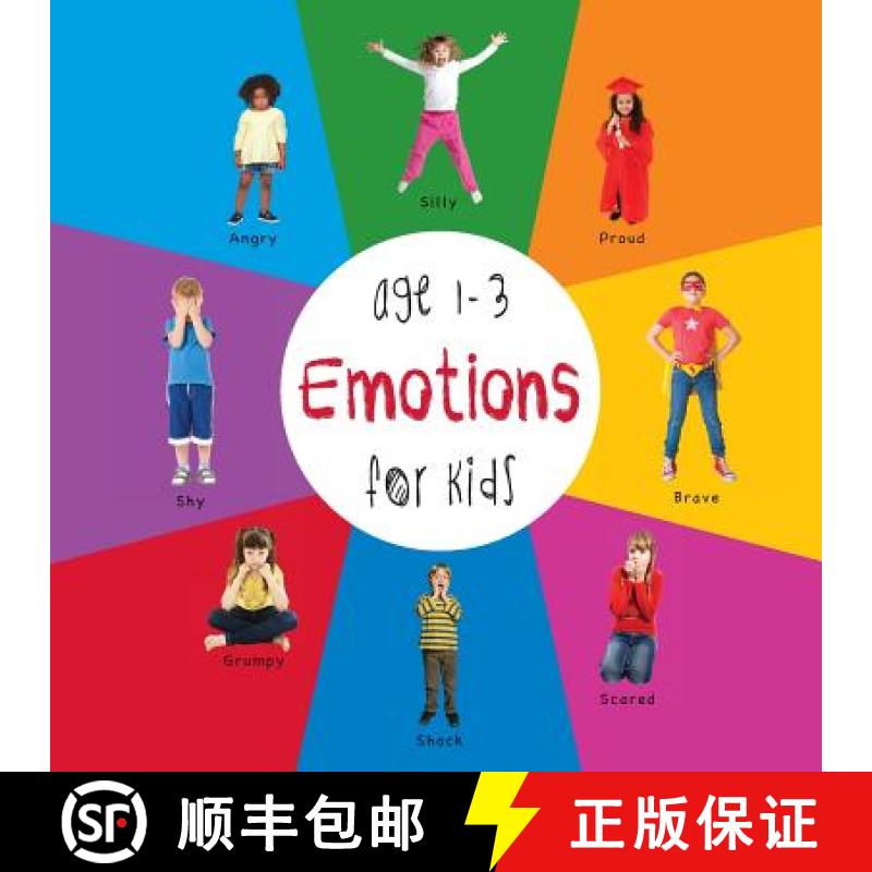 【3-4周达】Emotions for Kids age 1-3 (Engage Early Readers: Children's Learning Books) with FREE EBOOK [9781772260656]