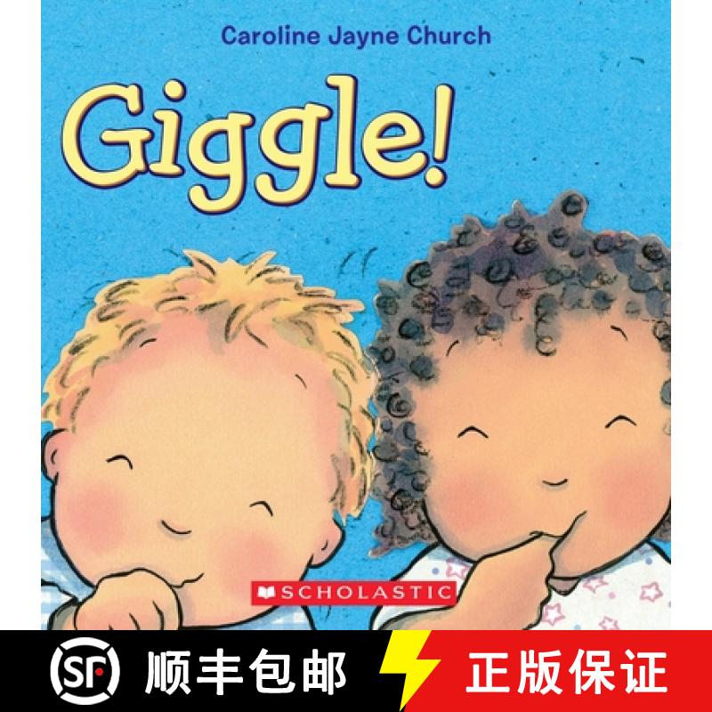 【2-3周达】Giggle 咯咯笑 趣味发声书 儿童婴儿玩具书 英文原版绘本纸板 0-4岁 [9780545350822]