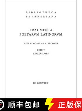【3-4周达】Fragmenta poetarum Latinorum epicorum et lyricorum [9783110209150]