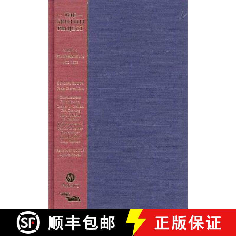 预订 Griffith Project, Volume 1: Films Produced 1907-1908 - The Griffith Project, Volume 1 Films Prod... [9780851707471]