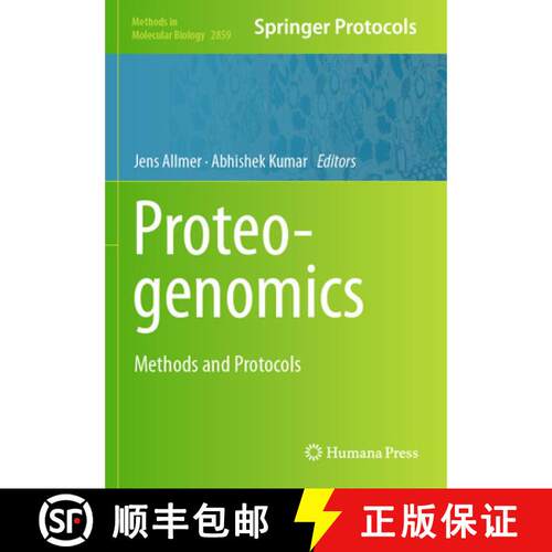 【3-4周达】Proteogenomics: Methods and Protocols [9781071641545]