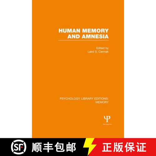 【3-4周达】Human Memory and Amnesia (PLE: Memory) [9781138992252]