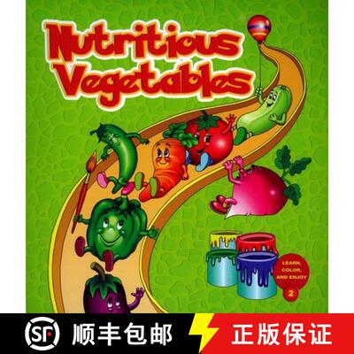 【3-4周达】Nutritious Vegetables : Learn and Color Series [9781597842396]