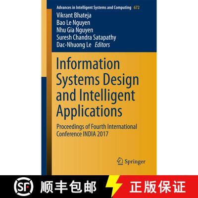 【3-4周达】Information Systems Design and Intelligent Applications : Proceedings of Fourth Internatio... [9789811075117]