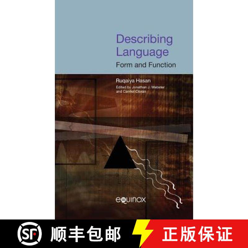 【3-4周达】Describing Language: Form and Function: The Collected Works of Ruqaiya Hasan Vol 5 [9781904768418]