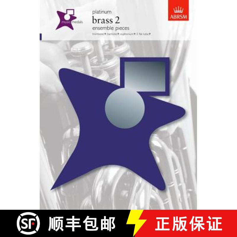 【3-4周达】Music Medals Platinum Brass 2 Ensemble Pieces [9781860966934]