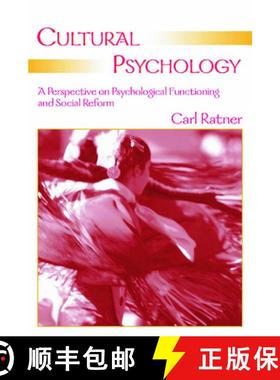 【3-4周达】Cultural Psychology: A Perspective on Psychological Functioning and Social Reform [9780805854787]