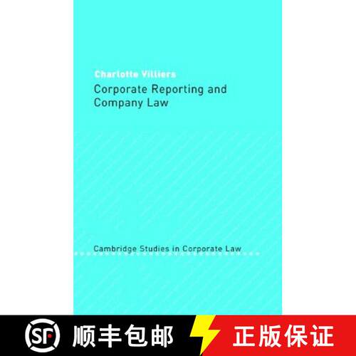 【3-4周达】精装 Corporate Reporting and Company Law: - Corporate Reporting and Company Law [9780521837934]