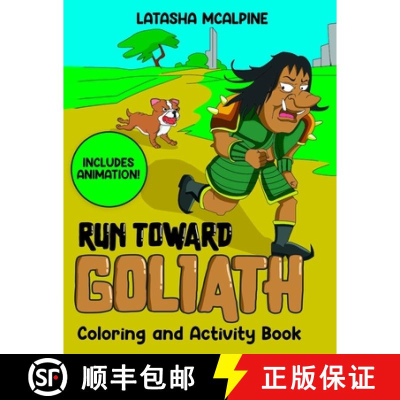 【3-4周达】Run Toward Goliath Animated Coloring and Activity Book [9798985816303]