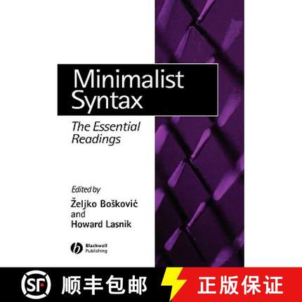 预订 Minimalist Syntax - The Essential Radings [Wiley语言和语言学] [9780631233039]