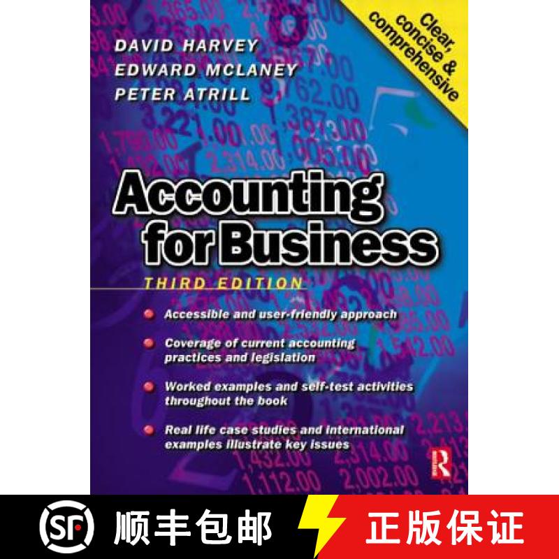 【3-4周达】ACCOUNTING FOR BUSINESS 3ED [9780750642569]
