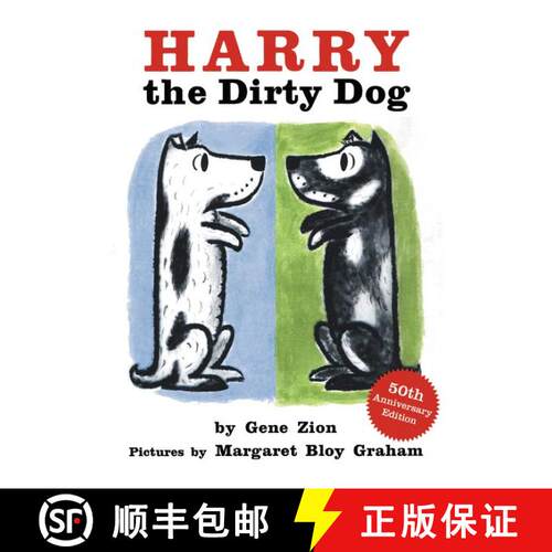 【3-4周达】Harry the Dirty Dog Board Book [9780060842444]