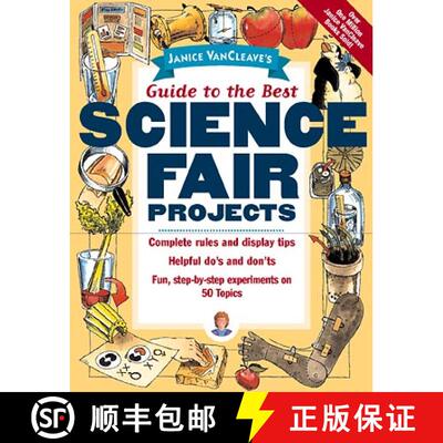 【3-4周达】Janice Vancleave'S Guide To The Best Science Fair Projects [Wiley儿童] [9780471148029]