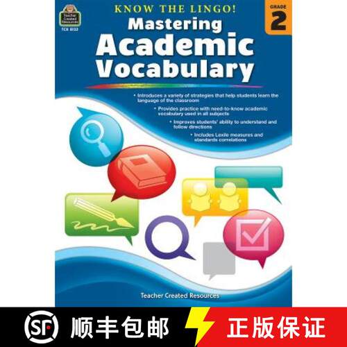 【3-4周达】Know the Lingo! Mastering Academic Vocabulary (Gr. 2) [9781420681321]