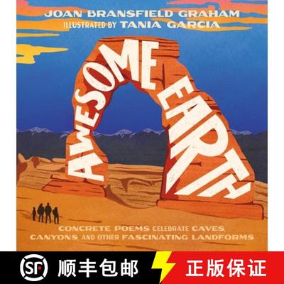 【3-4周达】Awesome Earth: Concrete Poems Celebrate Caves, Canyons, and Other Fascinating Landforms [9780358396048]