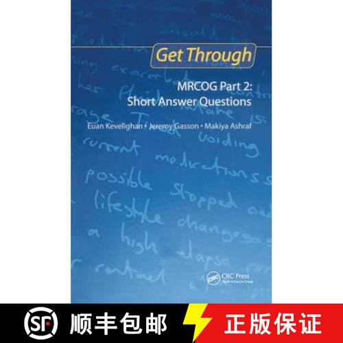 【3-4周达】精装 Get Through Mrcog Part 2: Short Answer Questions [9781138372931]