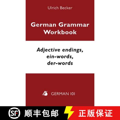 【3-4周达】German Grammar Workbook - Adjective endings, ein-words, der-words: Levels A2 and B1 [9781595694287]
